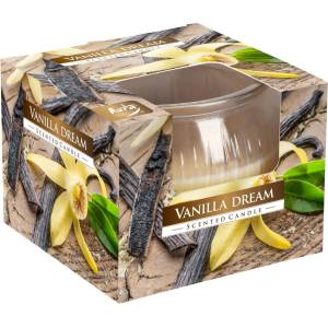 BISPOL Ароматна свещ Bispol Aura - Vanilla Dream, 80 g (sn69-349)