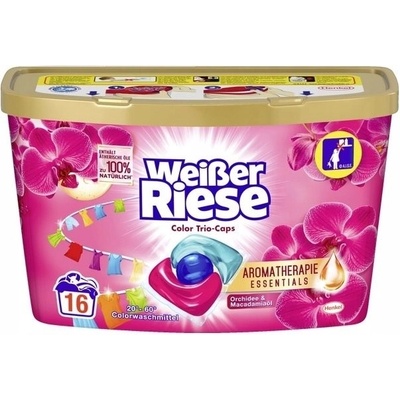 Weisser Riese gélové kapsule Color Orchidea Macadamový olej 16 PD