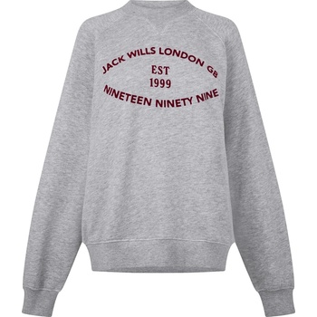 Image 1 of Jack Wills Блуза Jack Wills Women's Vintage Crew Sweatshirt - Grey Marl