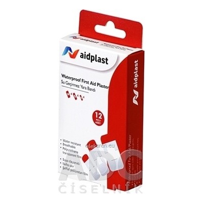 Victoreks Health Products Ltd. Aidplast Vodeodolná náplasť 12 ks