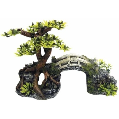 Nobby Bridge with Bonsai 20,3x9x14 cm