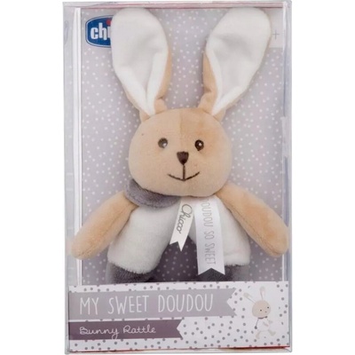 CHICCO chrastítko Králíček junior 15 x 20,5 cm
