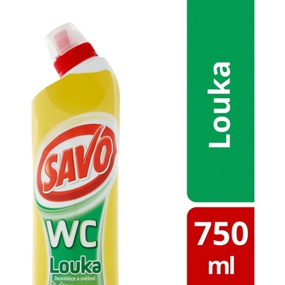 Savo WC dezinfekční 4v1 gel tekutý čistič Ocean 750 ml