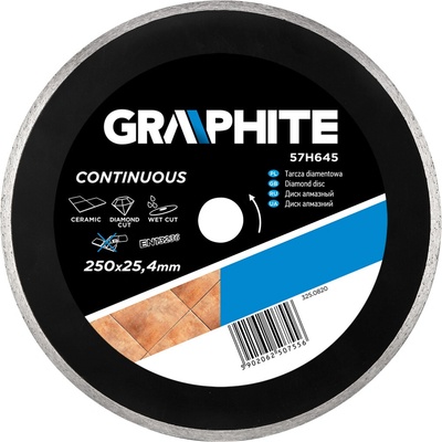 Graphite Diamantový kotúč 250 x 25.4 mm 57H645