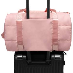 HEYS Puffer Duffel Bag Rose
