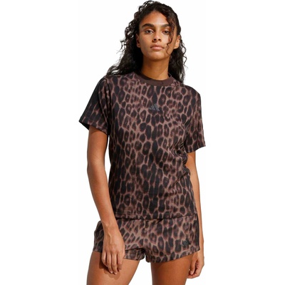 ADIDAS Тениска Seasonal Essentials Leopard Print