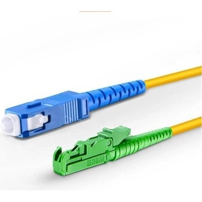 Solarix DPX-9-LC/E2000-APC-1 Optický duplex, 9/125, SM, E2000(APC)/LC(APC), 1m