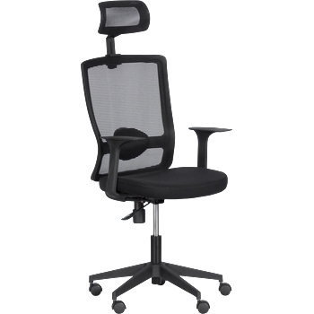 Президентски офис стол Carmen 7548 - черен (3520358)