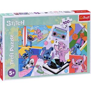 Trefl Пъзел Trefl от 100 части - Стич (16473) - baby