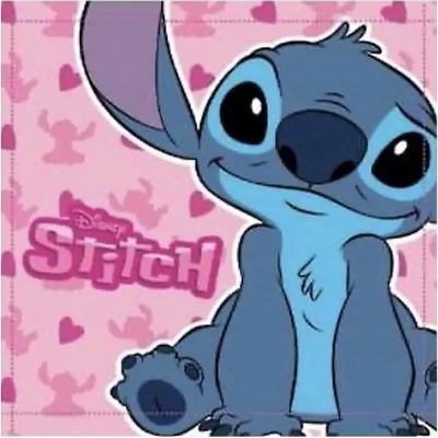 MLC dívčí malý ručník na obličej Stitch licence Lilo & Stitch 100% bavlna 30 x 30 cm