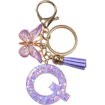 HARAHU Ключодържател Азбука - q / Лилава kp37911 (37911)