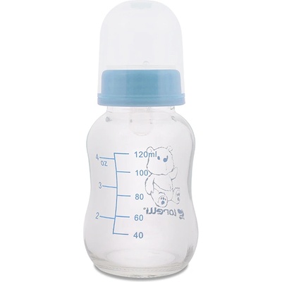 Baby Care Стъклено шише Lorelli - 120 ml, Moonlight Blue (10200610004)