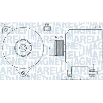 Generátor MAGNETI MARELLI 063731906010