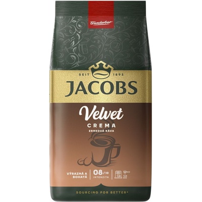 Jacobs Velvet Crema zrnková 0,5 kg