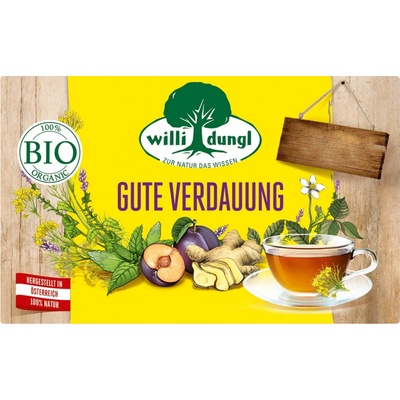 Willi Dungl Dobré trávení bio bylinný čaj 40 g