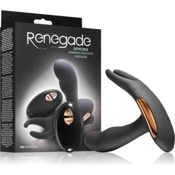 NS Novelties Renegade Sphinx Prostate Massager анален разширител вибриращ Black 13 см