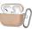 Tech-Protect Силиконов калъф Tech-Protect Hook за AirPods Pro - бежов (5906302333158)