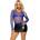 Мрежест топ с дълги ръкави, неустоим - Fishnet T-shirt Blue S/M/L (D-239426)