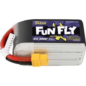TATTU FunFly LiPo Series – 6S 1300mAh 22,2V 6S1P 100C XT60 Plug