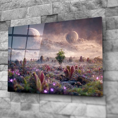 Art gift Стъклено АРТ пано - Нови светове