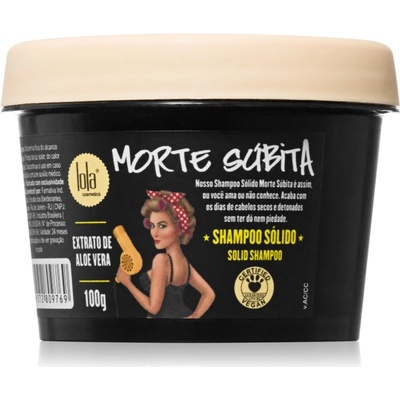 Lola Cosmetics Morte Súbita Shampoo Sólido čistiaci šampón s peelingovým efektom 100 g