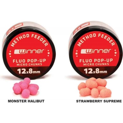 Tandem Baits Method Feeder Fluo Pop-Up Micro Chunks 20g 12x8mm Chobotnica a pomaranč