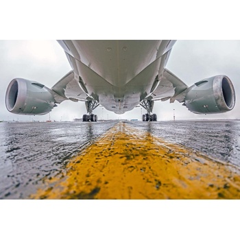 DIMEX ART s. r. o Флизелинов фототапет голям пътнически самолет 375 x 250 см