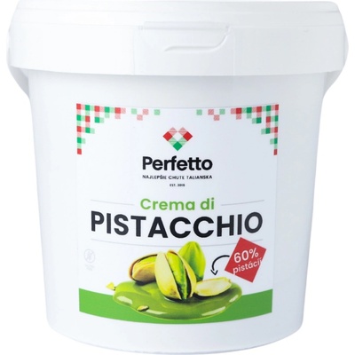 Perfetto Sciara 60% pistáciový krém 6 x 1 kg