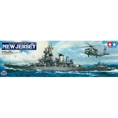 Tamiya U.S. Battleship BB-62 New Jersey w/Detail Up Parts 1:350