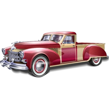 DIMEX ART Флизелинов фототапет червена ретро кола 375 x 250 см