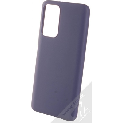 Pouzdro 1Mcz Matt TPU ochranné silikonové Xiaomi Redmi Note 11 5G China version, Redmi Note 11S 5G, Redmi Note 11T 5G, Poco M4 Pro 5G tmavě modré