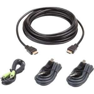 ATEN USB HDMI Secure KVM Cable Kit 3m Black 2L-7D03UHX4 (2L-7D03UHX4)