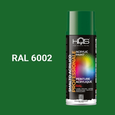 HQS akrylová farba v spreji 400 ml RAL 6002 lesklá