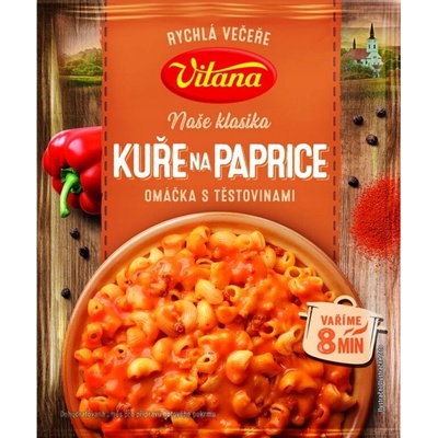 Vitana Rýchla večera Kura na paprike omáčka s cestovinami 167 g