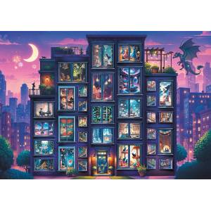 Trefl - Puzzle Premium Plus: At-home Fantasy: A Night Full of Stories - 1 000 piese
