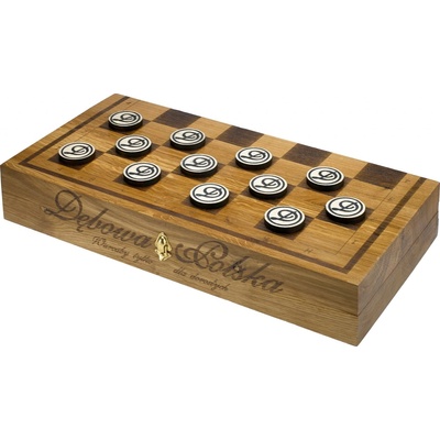 Dębowa Šachovnica 39% 2 x 0,2 l (dárkové balení 2 sklenice)