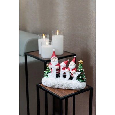 Dekorace MagicHome, Santa JOY, 11x24.5x19.5 cm