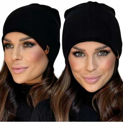 Fashionweek Bavlněná dámská čepice S2923 Černá