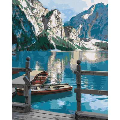 Ideyka Maľovanie podľa čísel Horský pokoj 40 x 50 cm