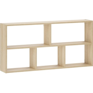 vidaXL Стенен рафт Дъб сонома 102 x 17 x 50 см Инженерна дървесина (8015130)