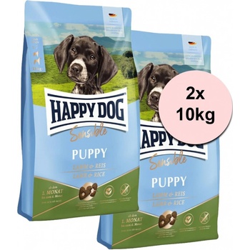 Happy dog Puppy Lamb & Rice 2 x 10 kg