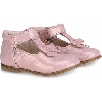 Emel E2385C-29 boty balerínky suchý zip růžová