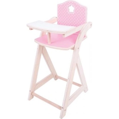 Bigjigs Toys - Висок дървен стол за кукла (BJ901)