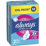 Always Дамски превръзки с крилца Always Ultra - Super Plus, 32 броя