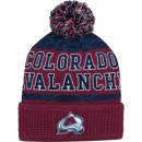 Dětská zimní čepice Colorado Avalanche Puck Pattern Cuffed