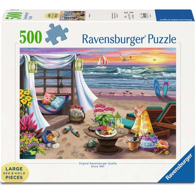 Ravensburger Пъзел Ravensburger от 500 XXL части - Отдих в Кабана (7016792)