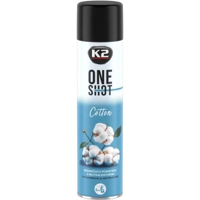 K2 ONE SHOT COTTON Osviežovač vzduchu v spreji 600 ml