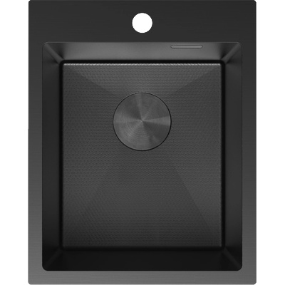 Mexen Solix стоманена мивка с 1 отделение 400 x 500 мм, черен HC - 6406401000-70HC (6406401000-70HC)