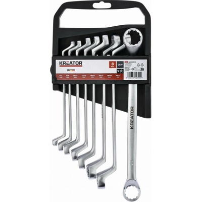 Kreator Sada oboustranných očkových klíčů 6-22mm - 8ks KRTH30004