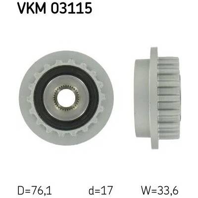 Předstihová spojka SKF VKM 03115